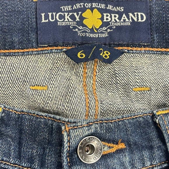 Lucky Brand Sweet'N Straight Jeans Medium/Dark Wash – Size 6 / 28 - Picture 9 of 14
